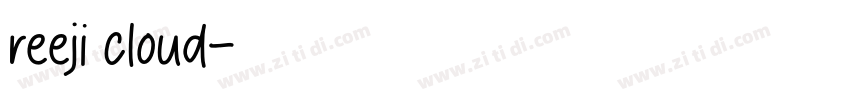 reeji cloud字体转换